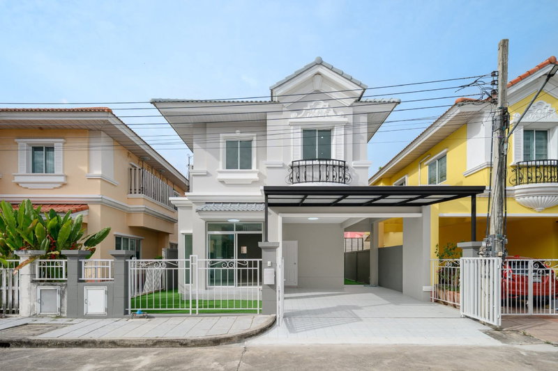 ขายบ้านเดี่ยว : 🚨 แรร์ไอเทมเส้นทองคำ! เลี้ยวปุ๊บถึงบ้านปั๊บ (บ้านสวยติดถนนราชพฤกษ์) 🔥 ขายบ้านเดี่ยว ปริญญดา ไลท์ พระราม 5 🔥 / 3 ห้องนอน #HRP2078
