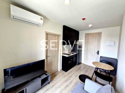 Condos for rent : 1 Bed Large Room High Fl. 30+ City view Fully furnished  Good Location Close To MRT Phra Ram 9  220 m. @  NUE District R9 