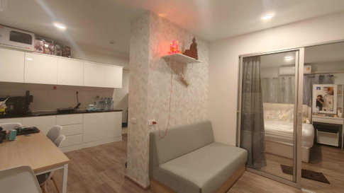 MRT Sri Dan 400 m. Condo Sena Kith Srinakarin - Sridan ( Rental ) Price 15,000 Baht
