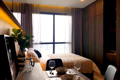 Condos for rent : Ashton Chula Silom【𝐑𝐄𝐍𝐓】🔥Sleek design with quality furniture; looks perfect from any angle!🔥 Contact Line ID: @hacondo