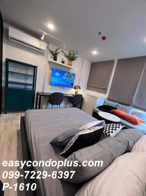 รูป P-1610 คอนโดโมเดิร์น • XT Huai Khwang • ใกล้ MRT ห้วยขวาง 17,500 บาท | Line Id: @easycondoplus | 099-229-6397 - รูปที่ 3/12