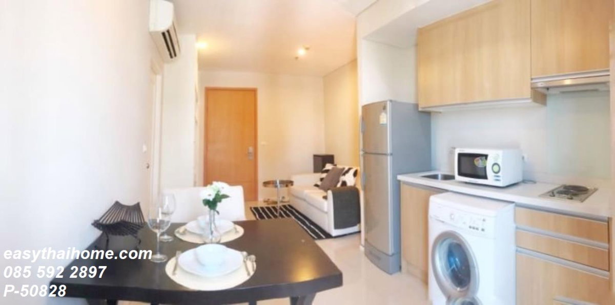 รูป P-50828 — ให้เช่าคอนโด ชั้น 19 Villa Asoke ใกล้ MRT เพชรบุรี 085-592-2897 Line: @easythaihome - รูปที่ 5/6