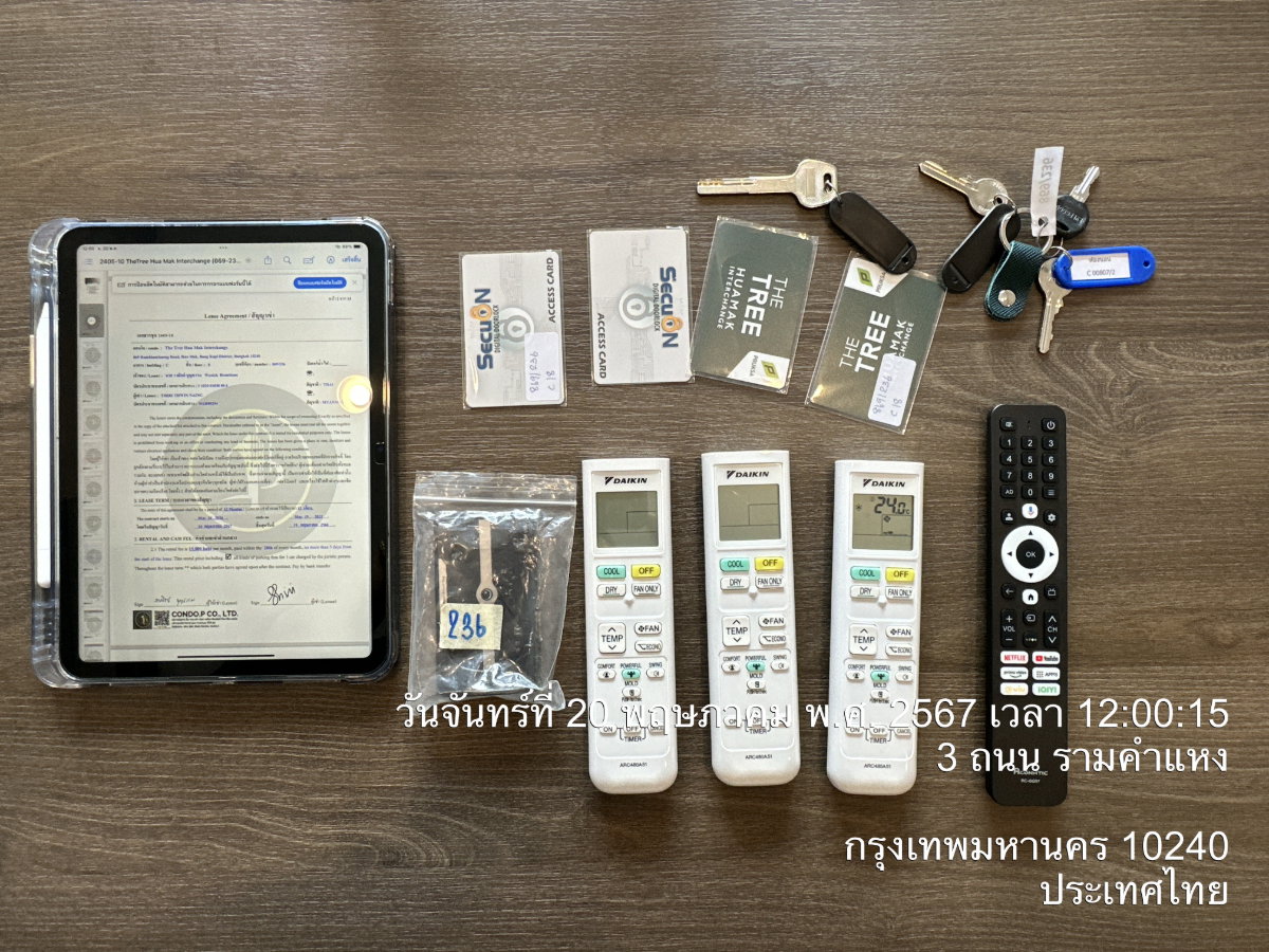 รูป  🎈#PO2402_203🎈💥ด่วน💥ว่าง6มิ.ย 69  รีบคลิก ก่อนหลุดมือ‼️ 𝗙𝗼𝗿 𝗥𝗲𝗻𝘁 1️⃣8️⃣k.🔥#ใกล้AirportRailLinkหัวหมาก คอนโด   เดอะทรีหัวหมากอินเตอร์เชนจ์  - รูปที่ 17/17