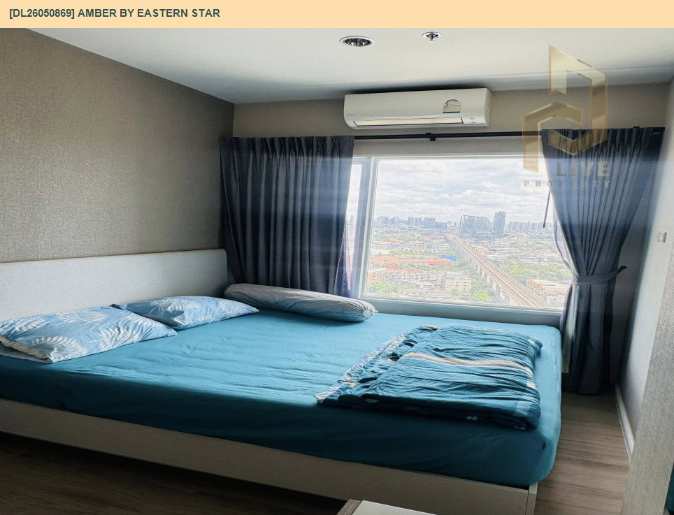 รูป DL26050869 ขายคอนโด แอมเบอร์ บาย อีสเทิร์น สตาร์ (Amber by Eastern Star) ใกล้ MRT แยกติวานนท์ พร้อมเข้าอยู่ โทรด่วน 0614453194 LineID @162cjixi - รูปที่ 2/18
