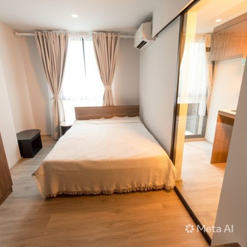 **🔥 Condo for Rent – Nue Core Khu Khot Station | Fully Built-in Unit | Next to BTS Khu Khot | THB 8,500/month**