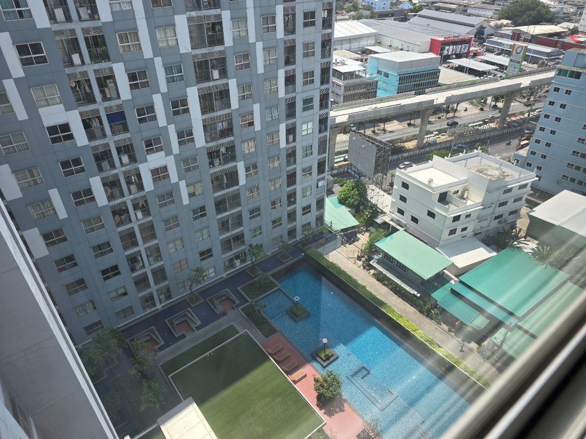 รูป ขายด่วน ISSI Condo สุขสวัสดิ์ ติด MRT สายสีม่วง ห้องใหม่ เฟอร์ครบ - รูปที่ 4/24