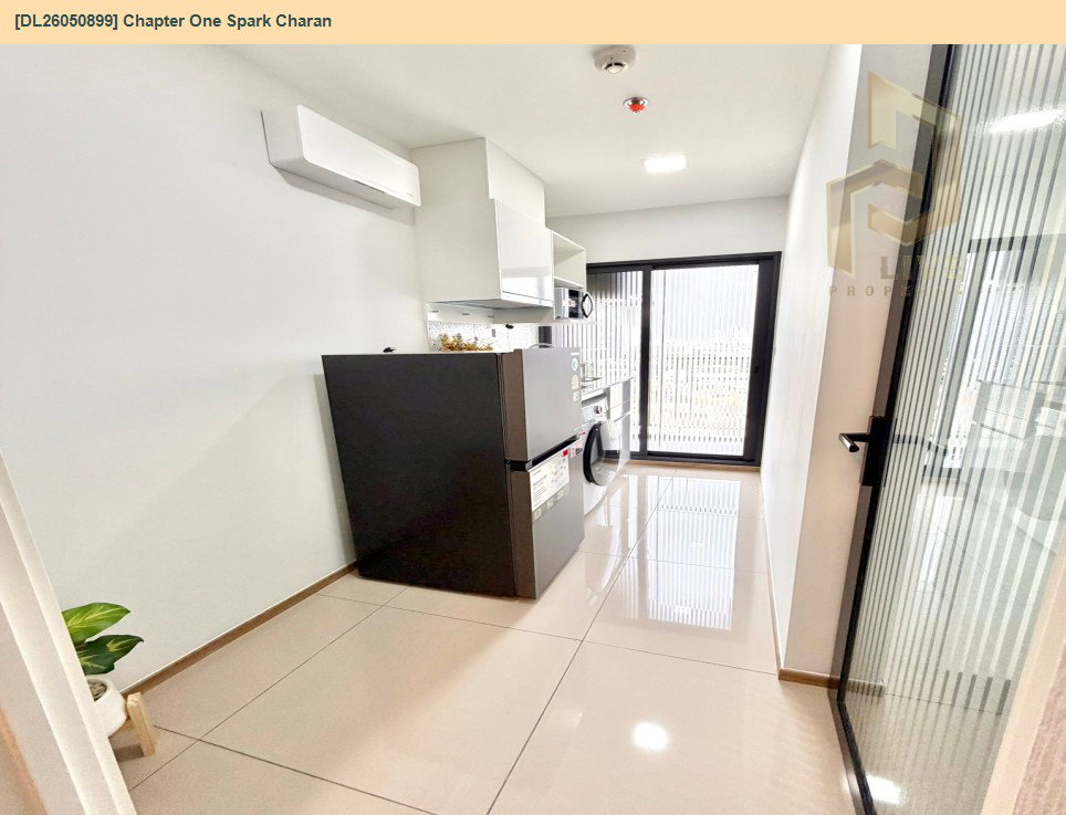 รูป DL26050899 ให้เช่าคอนโด แชปเตอร์ วัน สปาร์ก จรัญ (Chapter One Spark Charan) ใกล้ MRT บางพลัด พร้อมเข้าอยู่ โทรด่วน 0653619502 LineID @897iyzll - รูปที่ 6/10
