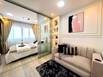 Condos for sale : Condo for sale: Lumpini Mega City Bangna, Building D, 8th floor, 23.28 sq m, unobstructed view.
