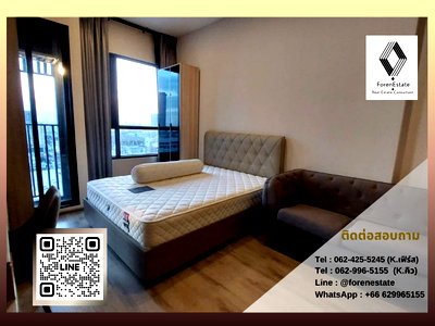 Condos for rent BTS On Nut : 🔥 Best Deal Knight Prime Onnut 1BR High Floor 23 sqm Only 15K