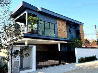 บ้านเดี่ยว เชียงใหม่ : ขายบ้านเดี่ยว 2 ชั้น พร้อมสระว่ายน้ำส่วนตัว โครงการวังตาล อ.หางดง จ.เชียงใหม่ ใกล้ Merritton British International School (H455) T.0946511456