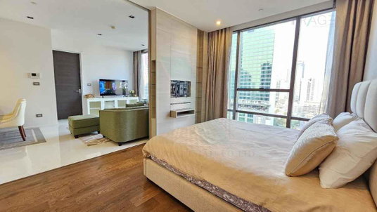 รูปภาพ 🔺 For Rent Condo THE BANGKOK SATHORN-TAKSIN Building A, Floor 19,1 bed room, Room size 61 sqm