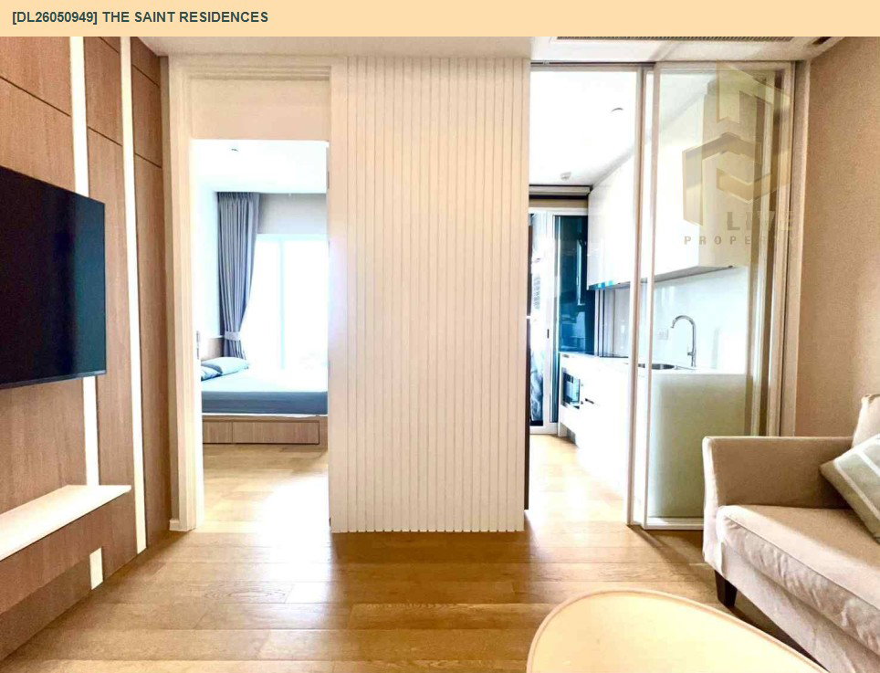 รูป DL26050949 ให้เช่าคอนโด เดอะ เซนต์ เรสซิเดนซ์ (The Saint Residences) ใกล้ MRT พหลโยธิน พร้อมเข้าอยู่ โทรด่วน 0638692663 LineID @655ebbvc - รูปที่ 7/8