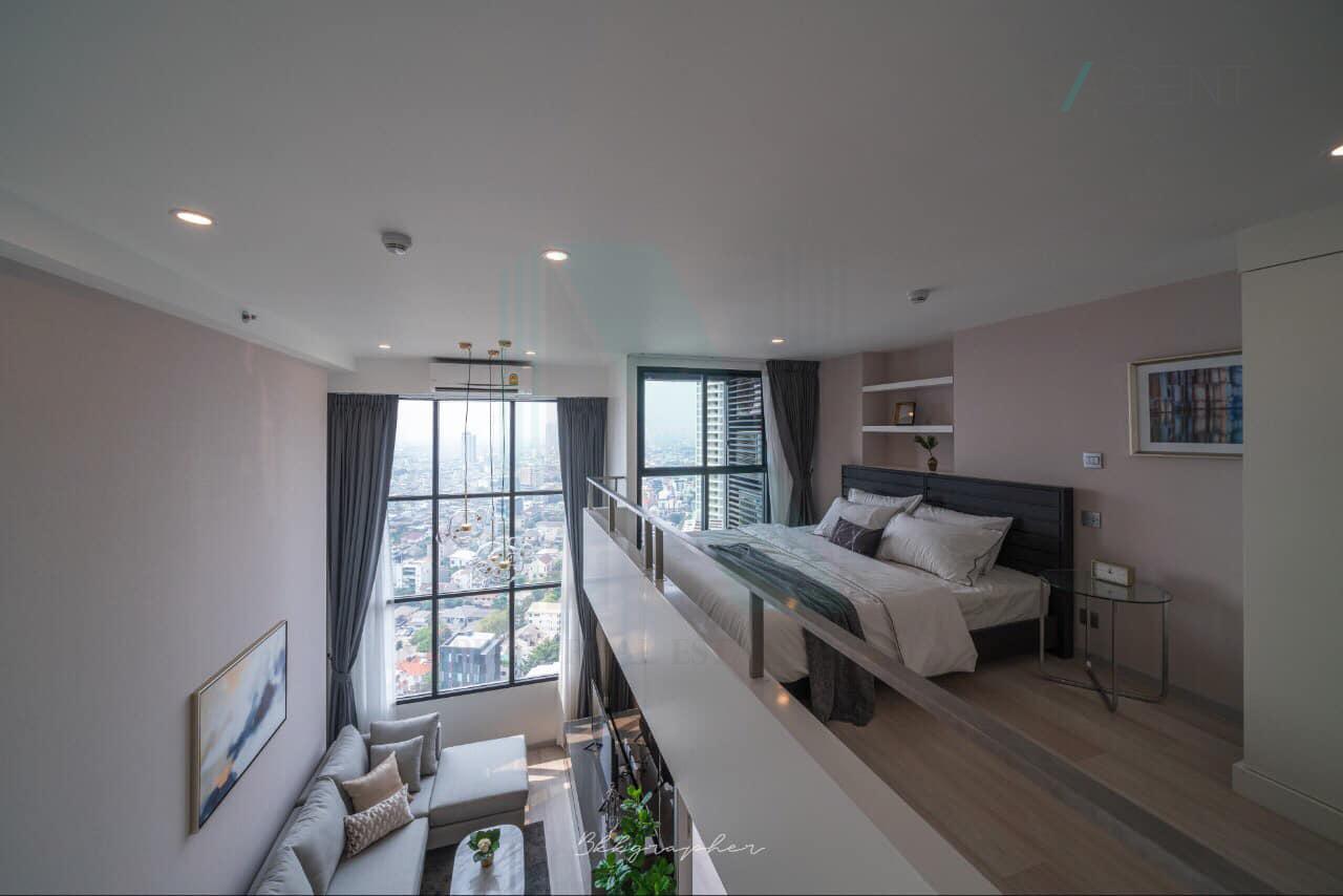 รูป 🎉 ให้เช่าคอนโด ไนท์บริดจ์ ไพร์ม สาทร อาคาร 1 ชั้น 30 Duplex ขนาด 45.00 ตรม ใกล้ Empire Tower - รูปที่ 6/8