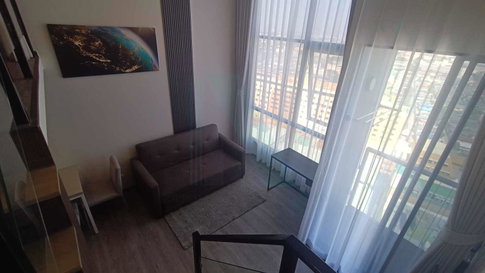 🎉 For rent condo THE ORIGIN LADPRAO - BANGKAPI Building 1, Floor 23,Duplex, Room size 35 sqm