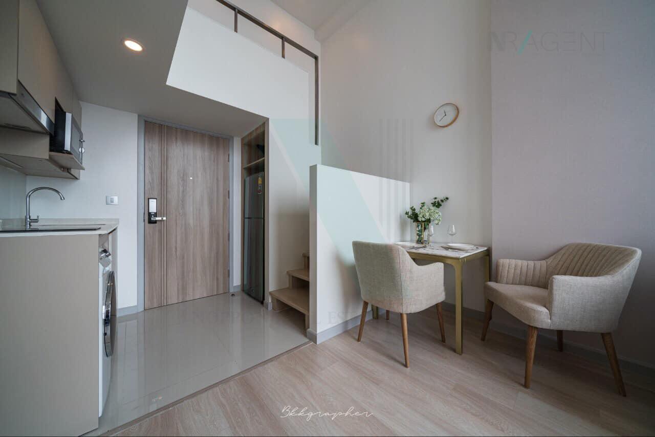 รูป 🔺 ให้เช่าคอนโด ไนท์บริดจ์ ไพร์ม สาทร อาคาร 1 ชั้น 30 Duplex ขนาด 45.00 ตรม ใกล้ Empire Tower - รูปที่ 3/8