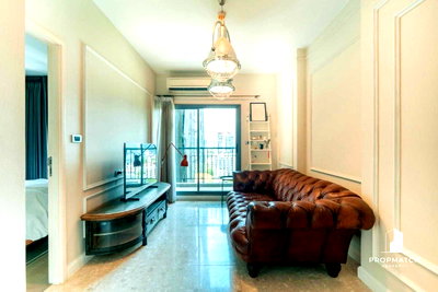 คอนโดให้เช่า : PM037771 ✨Flash Deal ✨The Crest Sukhumvit 34 (1Bed1Bath45.59SQM.) พร้อมอยู่ ! เพียง 34,000 บาทต่อเดือน Tel.0981315848 @propmatch