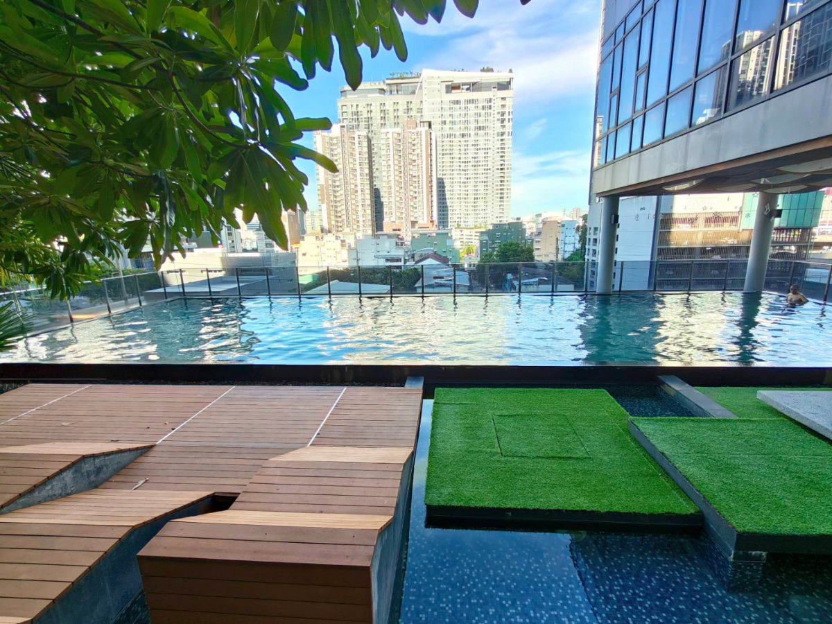 รูป ห้องสวยครบ จบพร้อมอยู่ Rhythm Asoke 23 ตรม. ห้องมุม เช่าเพียง 14,000.- ทำเลใจกลางเมือง ใกล้ MRT พระราม 9 - รูปที่ 12/15