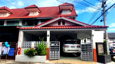 Townhouses for sale Muang Samut Prakarn Samut Prakarn : 🔥2-Storey Corner Townhome for Sale at Denchai Condo Town Bangpoo – Fully Extended and Ready to Move In