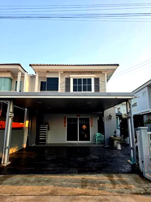Twin houses for sale Bang Khun Thian : 🔥House for Sale at Villaggio 2 Rama 2 – Beautiful Ready-to-Move-In Semi-Detached House with Full Functions and Privacy