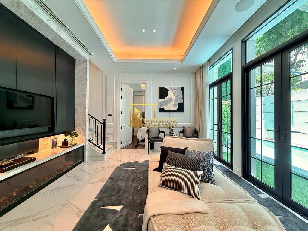 รูป The Boulevard Ekkamai | Super Luxury 4 Bedroom Townhouse - BR8667TH - รูปที่ 3/60