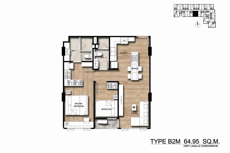 รูป คอนโดให้เช่า Very Lasalle Condo ย่านลาซาล / แบริ่ง / บางนา ใกล้โรงเรียนนานาชาติ Bangkok Patana - รูปที่ 10/12