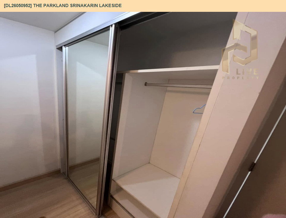 รูป DL26050952 ให้เช่าคอนโด เดอะ พาร์คแลนด์ ศรีนครินทร์ เลคไซด์ (The Parkland Srinakarin Lakeside) ใกล้ - พร้อมเข้าอยู่ โทรด่วน 0653619502 LineID @897iyzll - รูปที่ 10/11