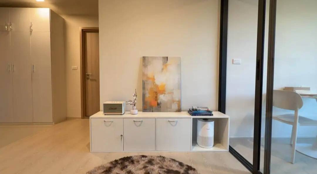 รูป AS2074 ให้เช่าคอนโด D Condo Calm รามคำแหง 40 ห้องสวย พร้อมเครื่องใช้ไฟฟ้าเฟอร์นิเจอร์ครบ - รูปที่ 3/4