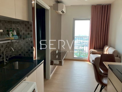 1 Bed Large Room High Fl 20+ City view Good Location Close To MRT Thailand Cultural Centre Station, 80 m. @ Noble Revolve Ratchada 2