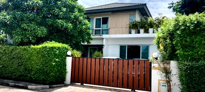 Houses for sale Sinsakhon Printing City Industrial Estate : House for Sale – Villaggio Rama 2 Beautiful Detached House, Ready to Move In, Quality Project by Land & Houses