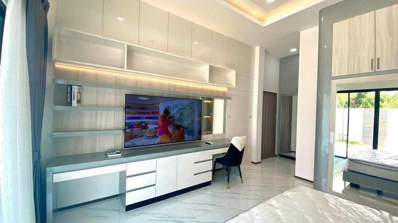 รูป ขายพูลวิลล่าหรู บ้านใหม่มือ 1 โซนห้วยใหญ่ บางละมุง ชลบุรี - รูปที่ 10/16