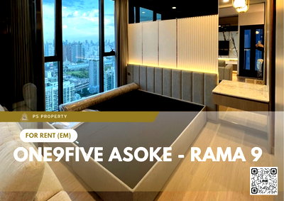คอนโดให้เช่า : ให้เช่า ✨ One9Five Asoke - Rama 9 ✨ เฟอร์นิเจอร์ และ เครื่องใช้ไฟฟ้าครบ ใกล้ MRT พระราม 9