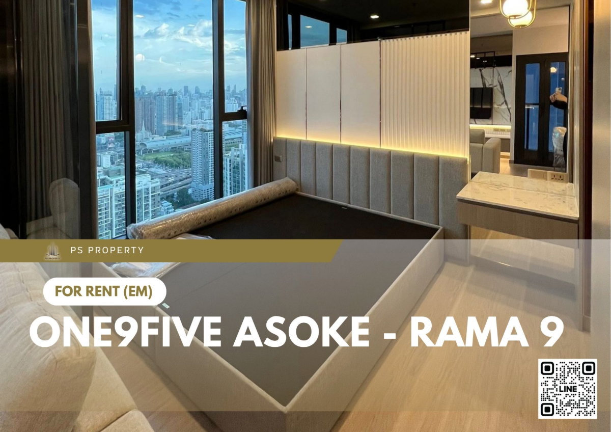 รูป ให้เช่า ✨ One9Five Asoke - Rama 9 ✨ เฟอร์นิเจอร์ และ เครื่องใช้ไฟฟ้าครบ ใกล้ MRT พระราม 9 - รูปที่ 1/19