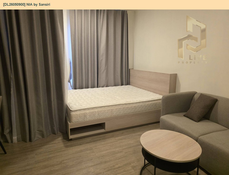 รูป DL26050900 ให้เช่าคอนโด เนีย บาย แสนสิริ (NIA by Sansiri) ใกล้ BTS พระโขนง พร้อมเข้าอยู่ โทรด่วน 0653619502 LineID @897iyzll - รูปที่ 3/9