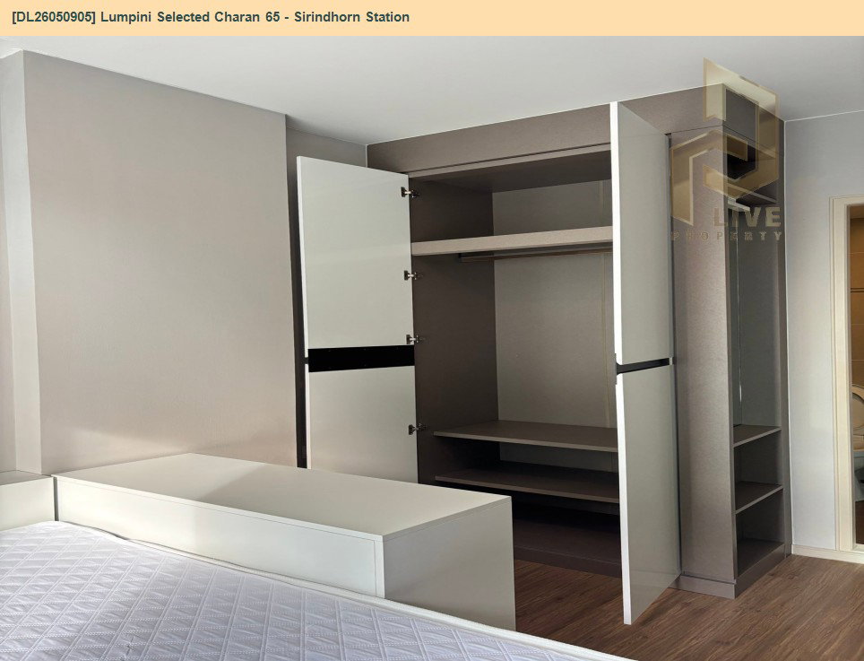 รูป DL26050905 ขายคอนโด ลุมพินี ซีเล็คเต็ด จรัญ 65 - สิรินธร สเตชั่น (Lumpini Selected Charan 65 - Sirindhorn Station) ใกล้ MRT สิรินธร พร้อมเข้าอยู่ โทรด่วน 0653619502 LineID @897iyzll - รูปที่ 4/9