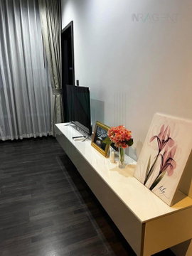 🚩 For Rent Condo THE LINE ASOKE - RATCHADA Building 1, Floor 9,1 bed room, Room size 35.00 sqm