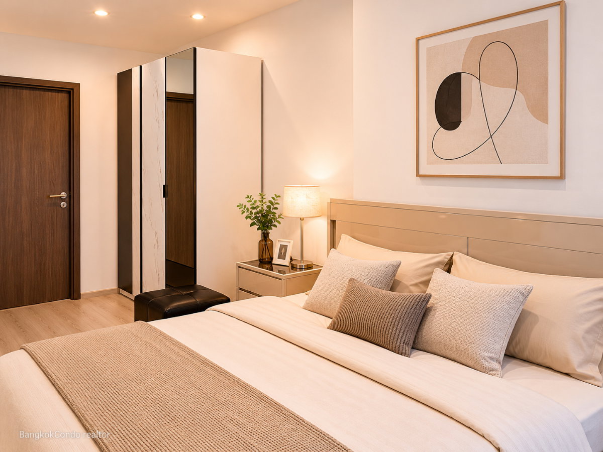 รูป 🍀🍀 Modern Room💙 ให้เช่า📌 ไอดีโอ โมบิ สุขุมวิท 66 (Line: @rent2022)BTS อุดมสุข พร้อมเข้าอยู่ 🔖A01251 - รูปที่ 2/9