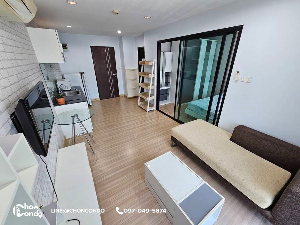 รูป D2 condo ชั้น3 บางแสน ------ ห้องว่าง 06 มิ.ย. 2569---แอร์ 2 ตัว ------Tel 097-049-5874 (Line: @choncondo มี@ด้วย) - รูปที่ 7/12