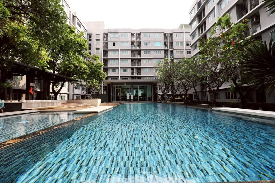 รูป 🔥 ขายคอนโด ห้องสวย ใกล้ MRT สายสีชมพู สถานีมัยลาภ 500 เมตร 🔥 D Condo Ramindra - ดีคอนโด รามอินทรา - รูปที่ 7/8