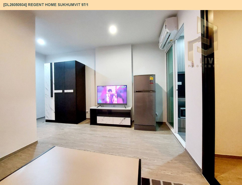 รูป DL26050934 ให้เช่าคอนโด รีเจ้นท์ โฮม สุขุมวิท 97/1 (Regent Home Sukhumvit 97/1) ใกล้ BTS บางจาก พร้อมเข้าอยู่ โทรด่วน 0614453194 LineID @162cjixi - รูปที่ 10/11