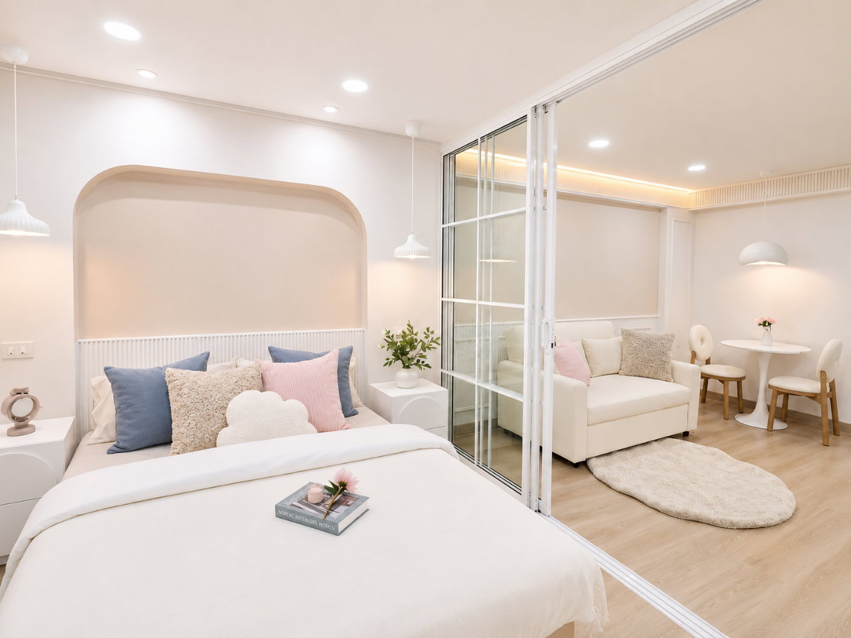 picture Condo near MRT Huai Khwang, only about 350-450 meters away, easily walkable. - 6/20
