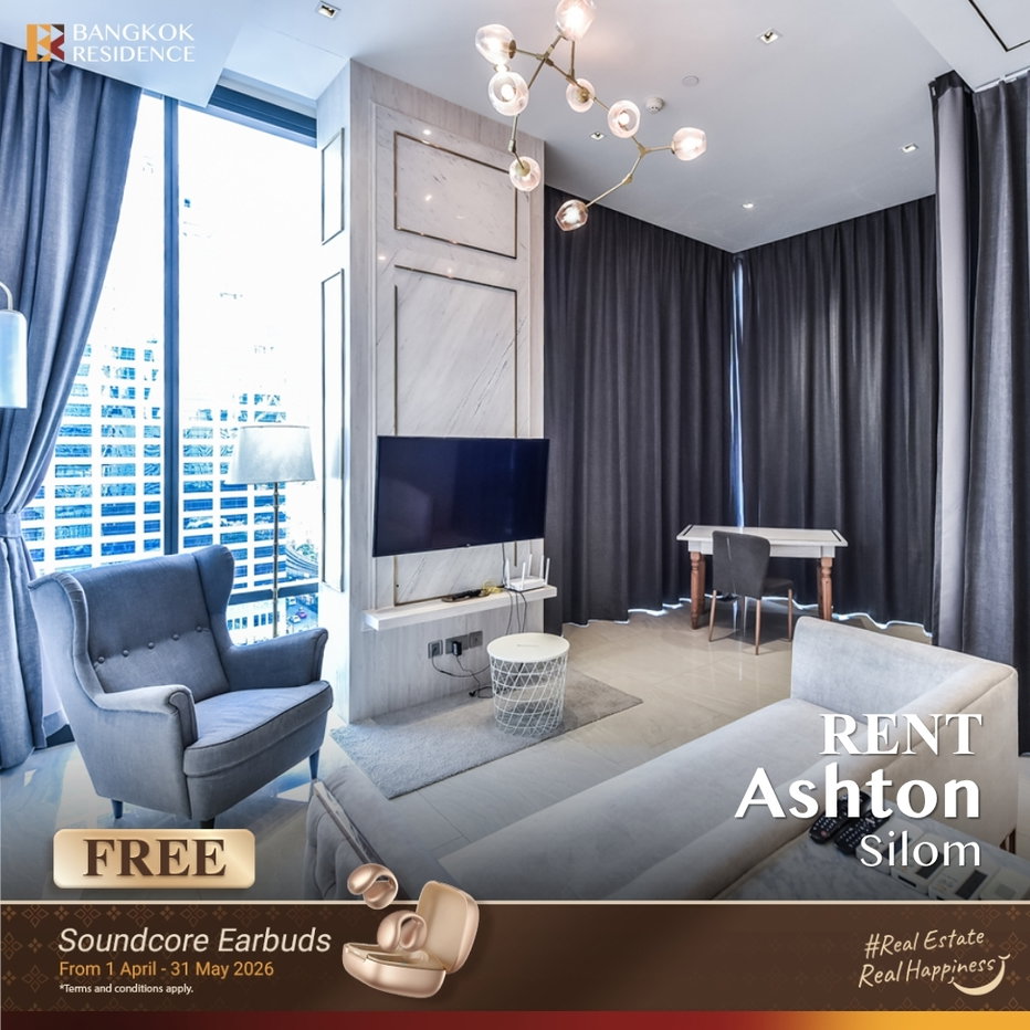 รูป เช่าคอนโด 💫 Ashton Silom 2นอน 86ตร.ม. 72k 🌠 ห้องสวย ชั้นสูง  ใกล้ BTS ช่องนนทรี   - รูปที่ 1/9