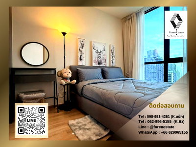 Condos for rent : Condo for rent next to MRT Rama 9 | NUE District R9 | 1 new bedroom, fully furnished. Near Central Rama 9, next to the Unilever building 
