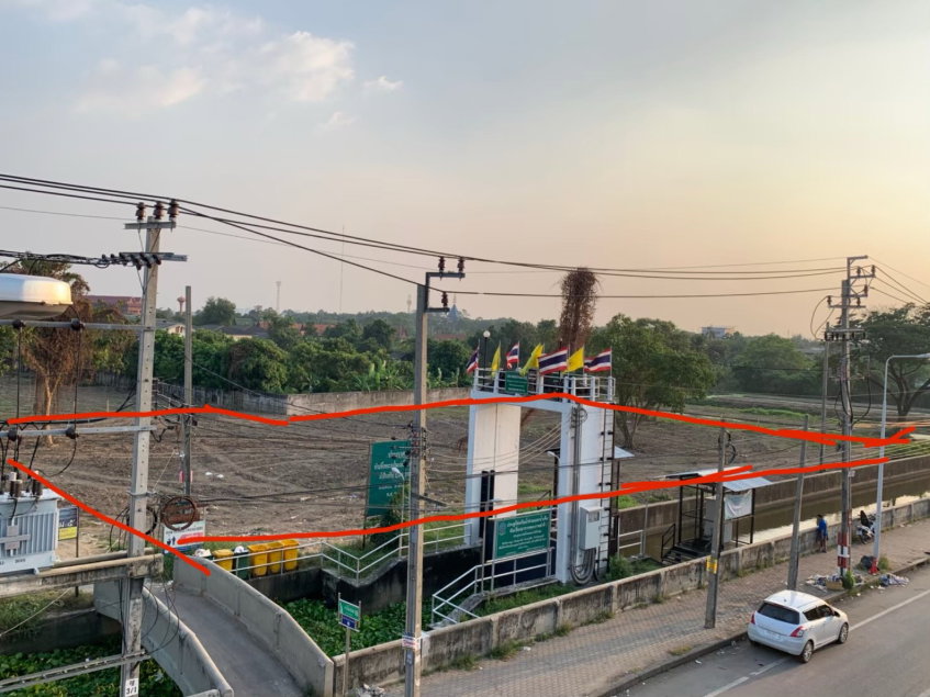 รูป ขายที่ดิน 2 ไร่ เชิงสะพาน พระราม 5 ติดถนนใหญ่ วิวแม่น้ำเจ้าพระยา - รูปที่ 2/7