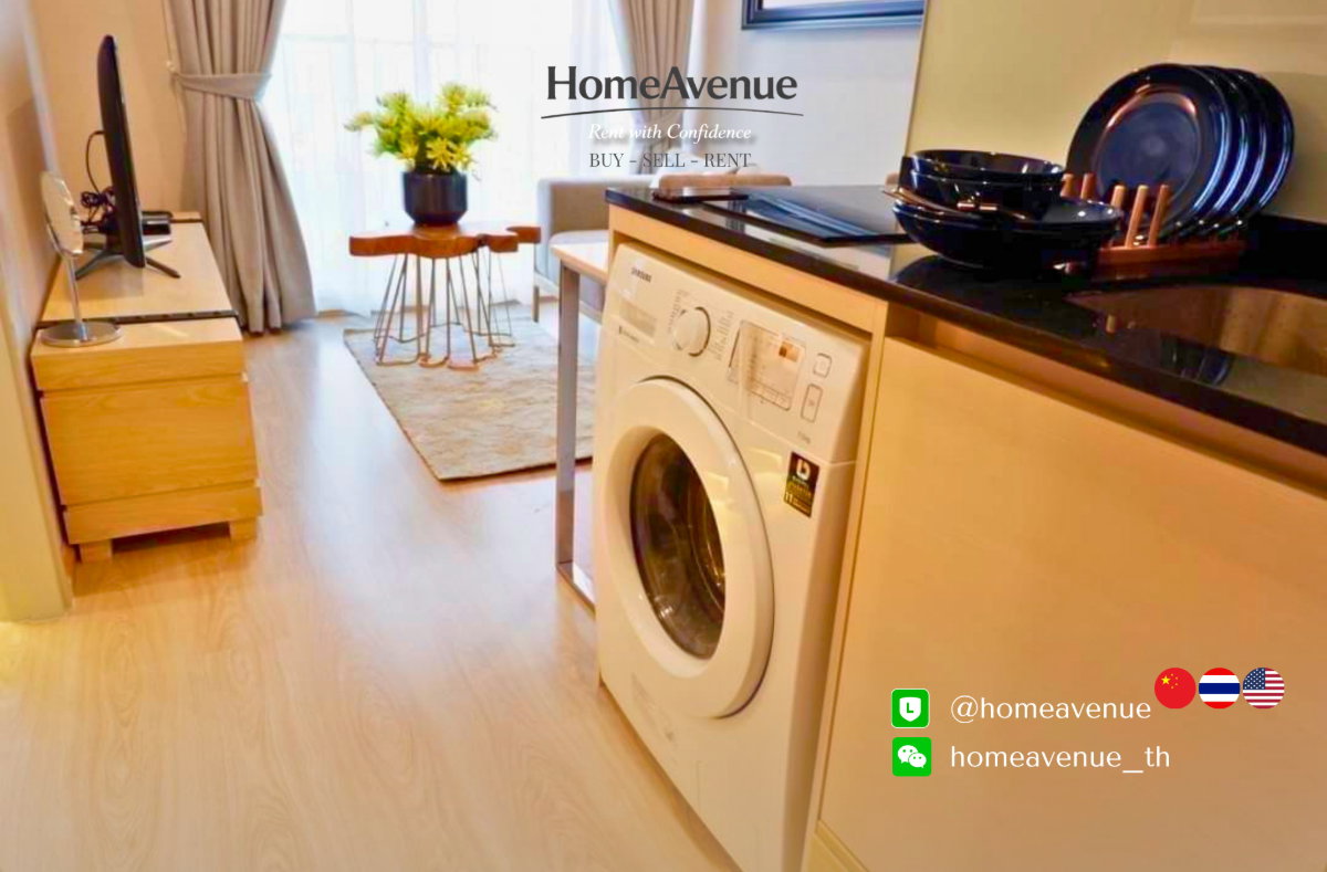 รูป ✨ 1Bed 🚇 ใกล้MRT ศูนย์วัฒนธรรม💥📲 Line: @homeavenue ⭐HA-609 - รูปที่ 4/5