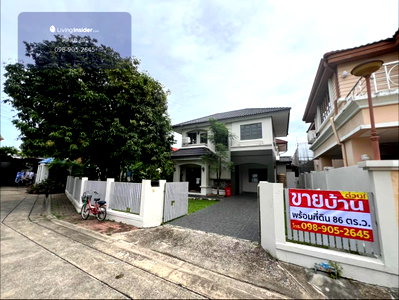 Houses for sale Sai Mai : Chollada Saimai House for Sale: 4BR, 86 sq.w. Big Yard, Near BTS Khukhot