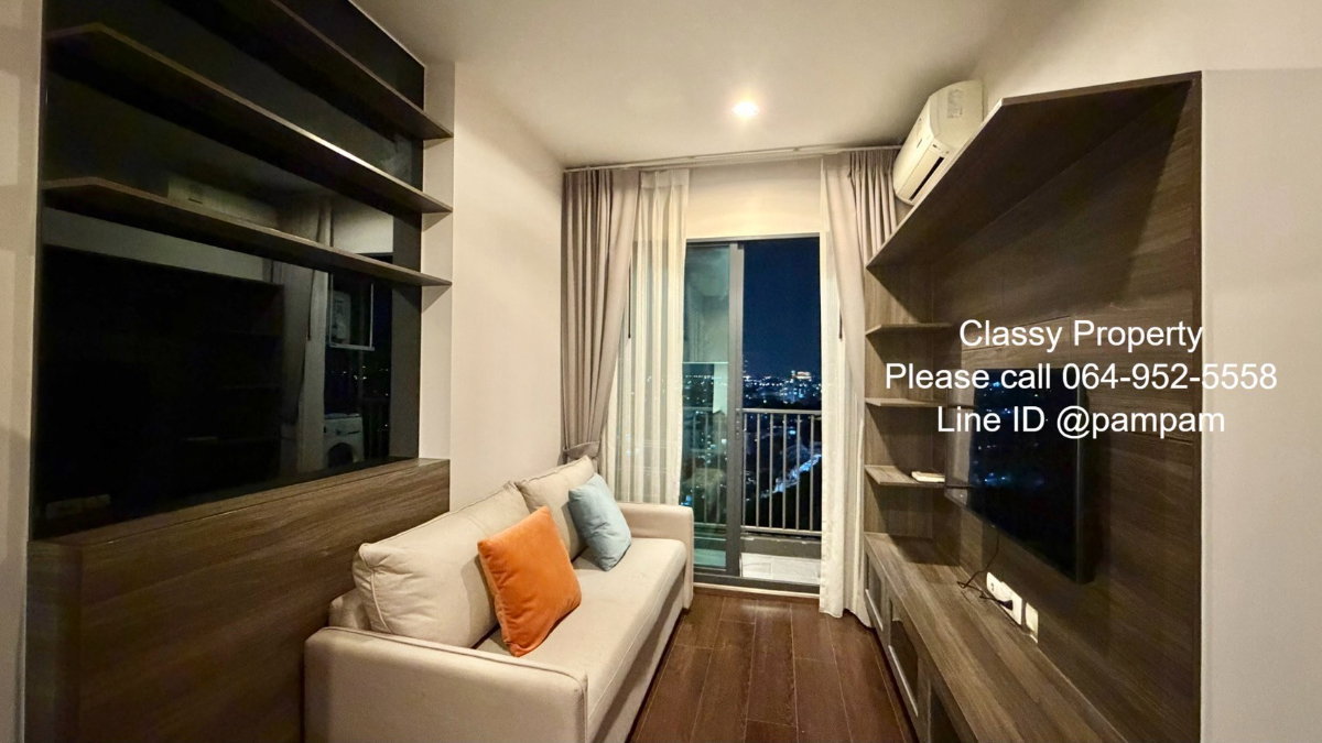 รูป *** ให้เช่าคอนโด : ซี เอกมัย 1 ห้องนอน เฟอร์ครบบิวท์อิน วิวไม่บล็อค ห้องสวย(C Ekkamai) *** - รูปที่ 1/18
