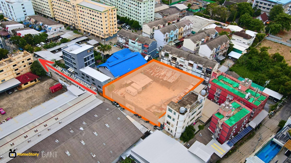 รูป ขาย ที่ดินแปลงสวย 341 ตารางวา ซอยลาซาล8 ใกล้รถไฟฟ้าแบริ่ง (Gant-358) - รูปที่ 4/8