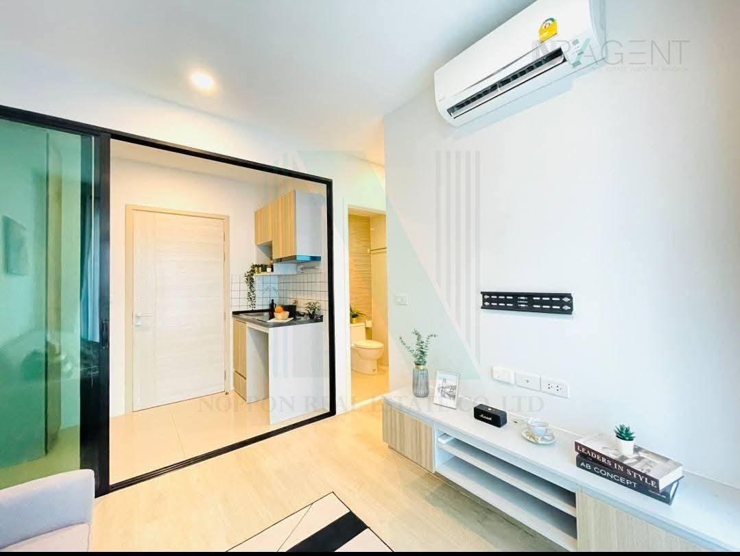รูป 🎊 ให้เช่าคอนโด บรอมตัน เพ็ท เฟรนด์ลี่ สุขุมวิท 107 อาคาร B ชั้น 5 1 ห้องนอน ขนาด 26 ตรม ใกล้ BTS แบริ่ง - รูปที่ 7/8