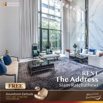 Rental Condo ðŊ The Address Siam-Ratchathewi, 3BR 86 sqm 100K ð Rare Unit! Fully Furnished, Largest Layout Available, Near BTS Ratchathewi