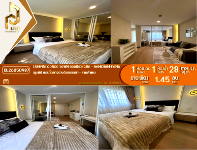 Condos for sale : DL26050987 Condo for sale, Lumpini Condo Town Bodindecha - Ramkhamhaeng near -, ready to move in, call urgently 0638692663 LineID @952jdxxk